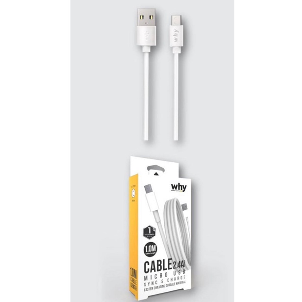 สายชาร์จ-micro-usb-2-4a-คุณภาพดี-ราคาย่อมเยา-รองรับมือถือหลายยี่ห้อ-ที่เป็นหัว-micro-ของแท้-ยี่ห้อwhy-ของแท้-พร้อมส่ง