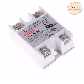 ถูกสุด! Solid state relay SSR-40 AA โซลิตสเตตรีเลย์ AC-AC พร้อมส่ง