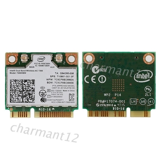 Dual Band Wireless - Ac 7260Hmw Mini Pci - E Bt4 . 0 การ์ด Intel สําหรับ Hp Sps 710661-001