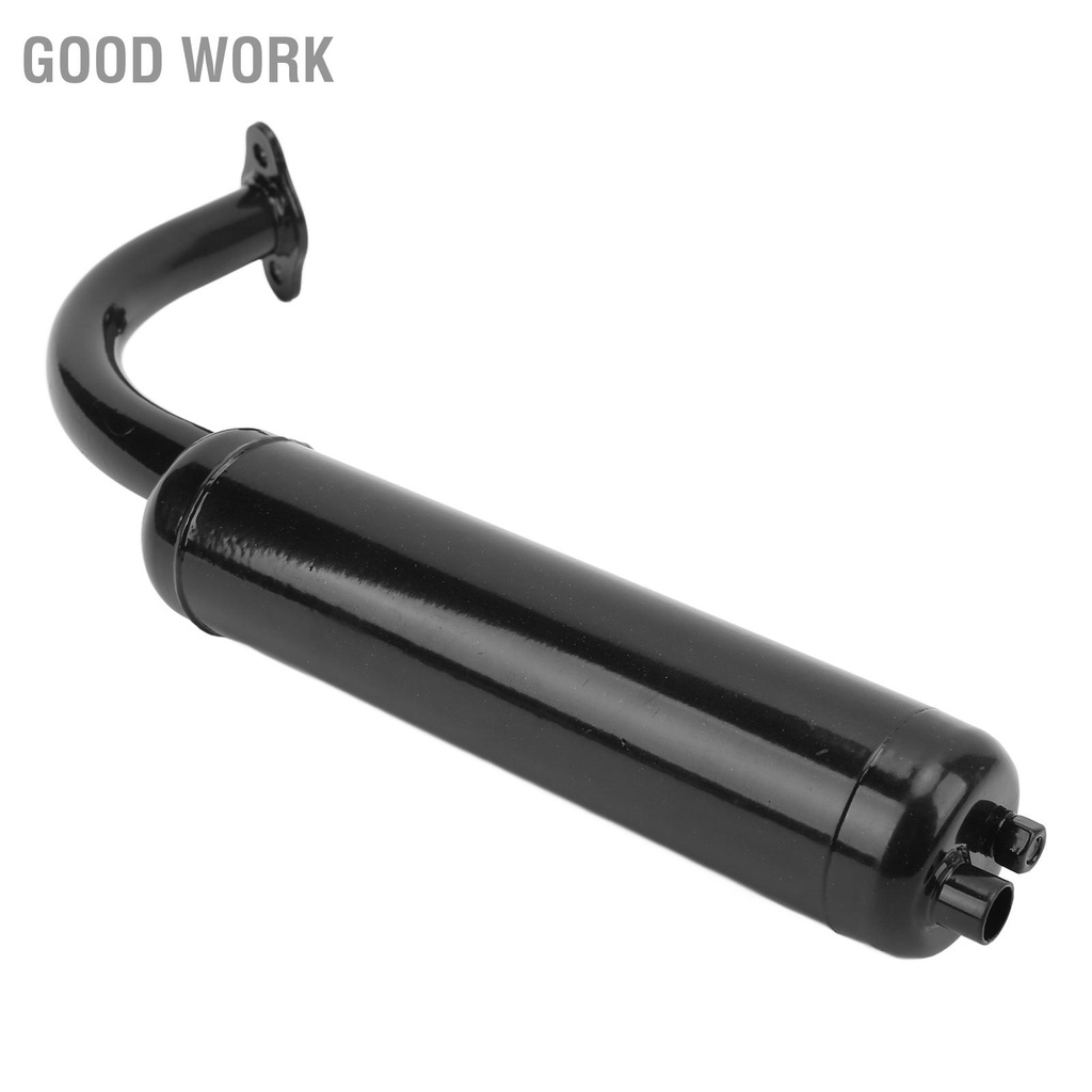 Good Work Motor Bikes Muffler Exhaust Pipe Black for 2 Stroke 49cc 60cc