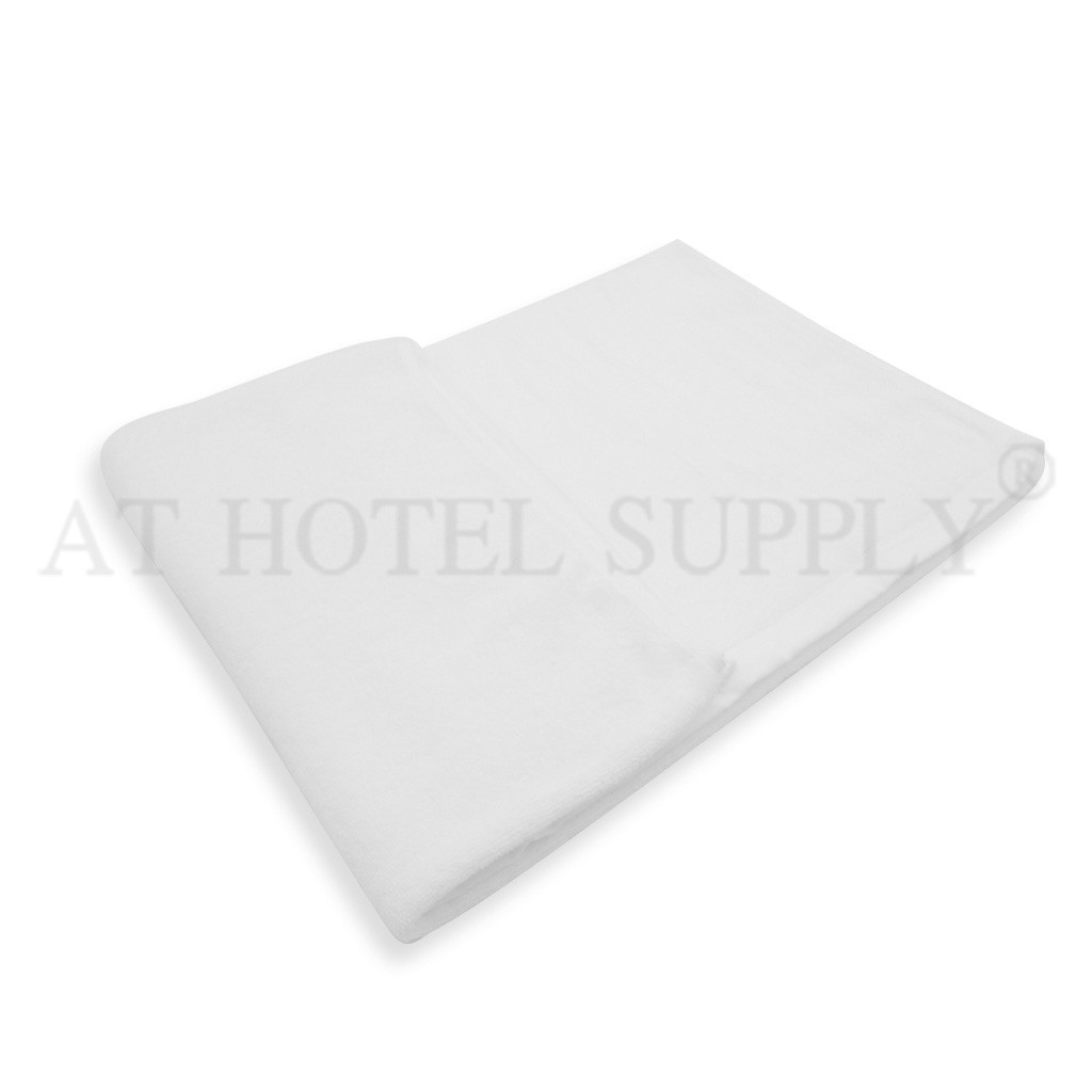 ผ้าขนหนูสีขาว-ขนาด27-54-12ปอนด์-สำหรับใช้ในโรงแรม-รีสอร์ท-และ-air-bnb-ผ้าcotton-100เปอร์เซ็น
