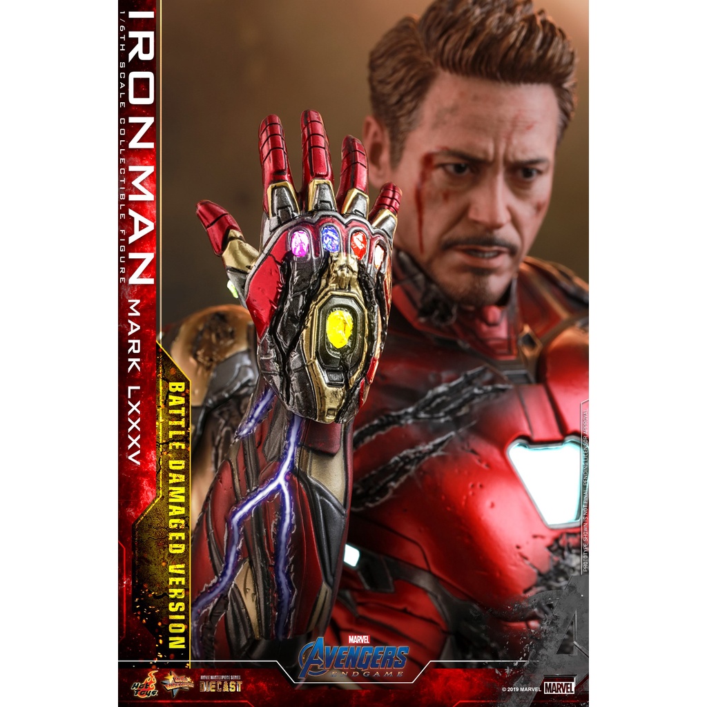 hot-toys-mms543d33-iron-man-mark-85-battle-damaged-version-collectible-figure-avengers-endgame-1-6-diecast-โมเดล-ฟิกเกอร