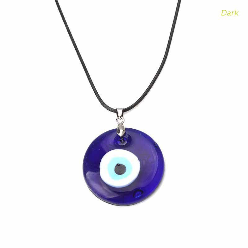 จี้สร้อยคอรูปทรง-evil-eye-ป้องกันดวงตาสีฟ้านําโชค-unisex