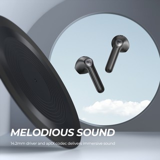 SoundPEATS TrueAir2 หูฟังบลูทูธ V5 2 ไร้สาย พร้อม Qualcomm QCC3040 ไมโครโฟนคู่ และ CVC ลดเสียงรบกวน เวอร์ชั่นใหม่และเกมโหมด  img 4