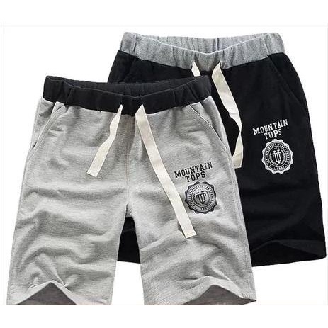 ราคาและรีวิวMen's Shorts Summer Five Minutes Beach Pants Korean Edition Guard Pants