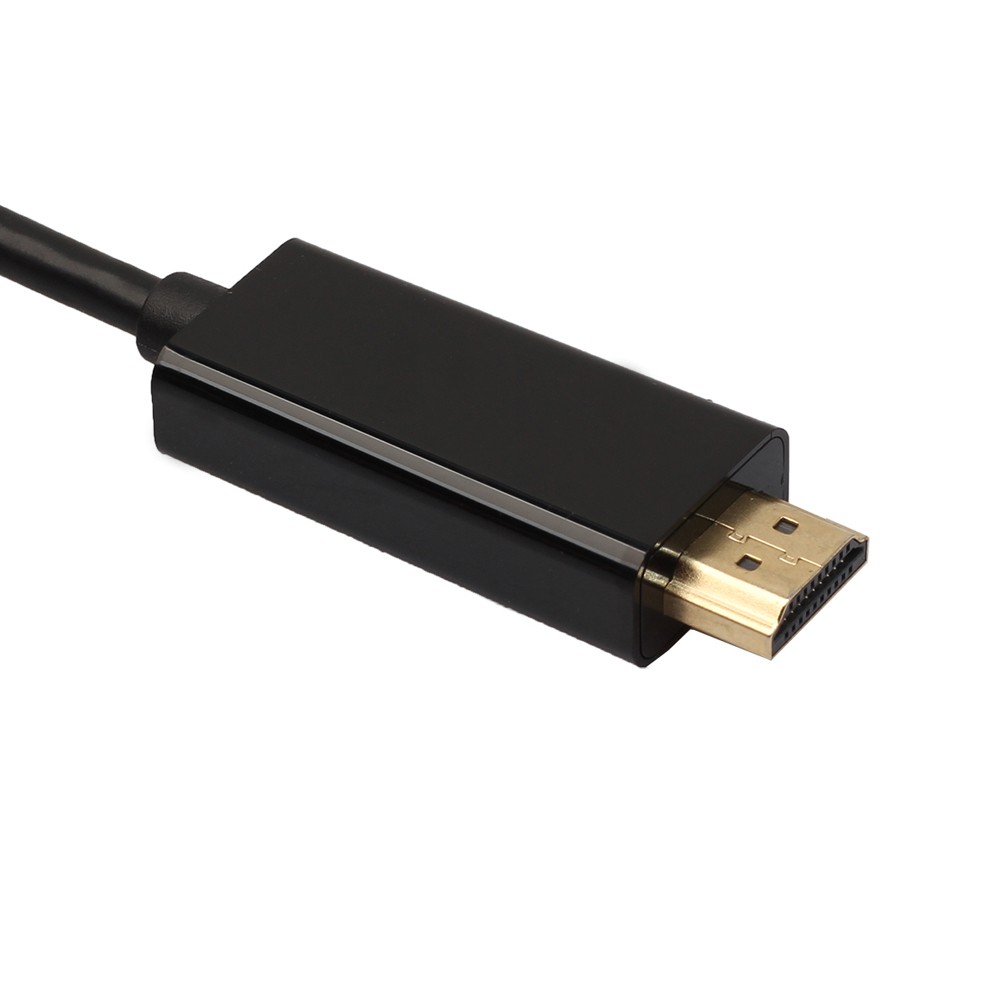 สาย-mini-display-port-to-hdmi-สีดำ-ยาว-3m-thunderbolt-mini-dp-to-hdmi-cable-male-to-male-adapter-mini-displayport