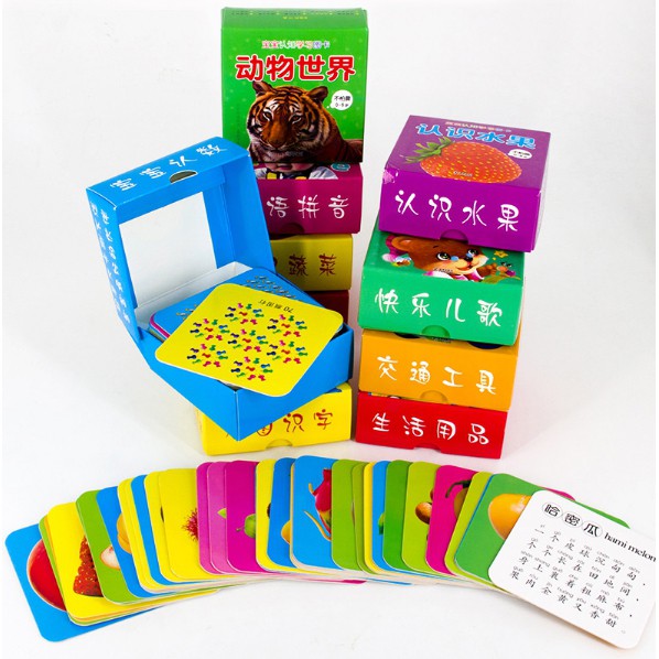 แฟลชการ์ด-บัตรคำ-บัตรรูปภาพ-สำหรับเรียนภาษาจีน-เสริมสร้างพัฒนาการเด็ก