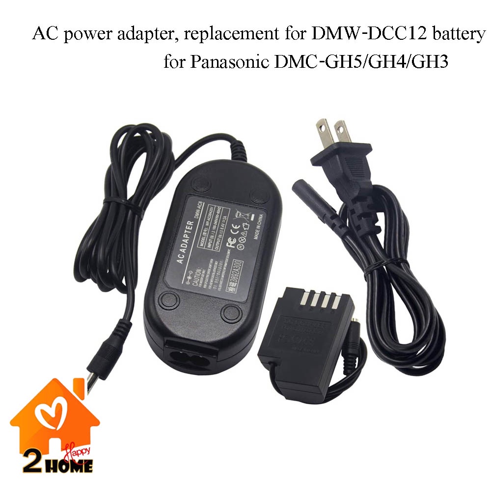 D-Tap To DMW-DCC12 DC Coupler Cable Dummy Battery For Panasonic DMC GH5 GH4 GH3