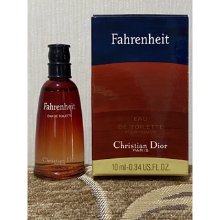 Fahrenheit Dior 1988 EAU DE TOILETTE 10 ml 0.34 fl.oz For Men Vintage Miniature Sample Hard To Find.