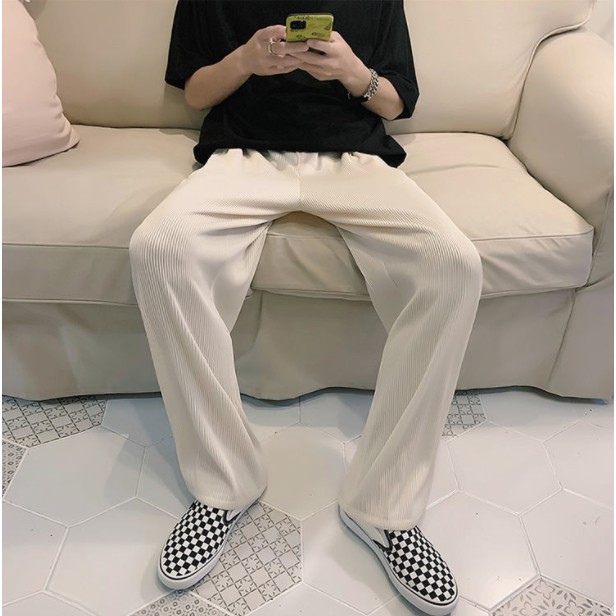 ภาพหน้าปกสินค้ากางเกงลำลองผู้ชาย สไตล์เกาหลี กางเกงสแลค ผ้าใส่สบาย จากร้าน adipongm1901 บน Shopee