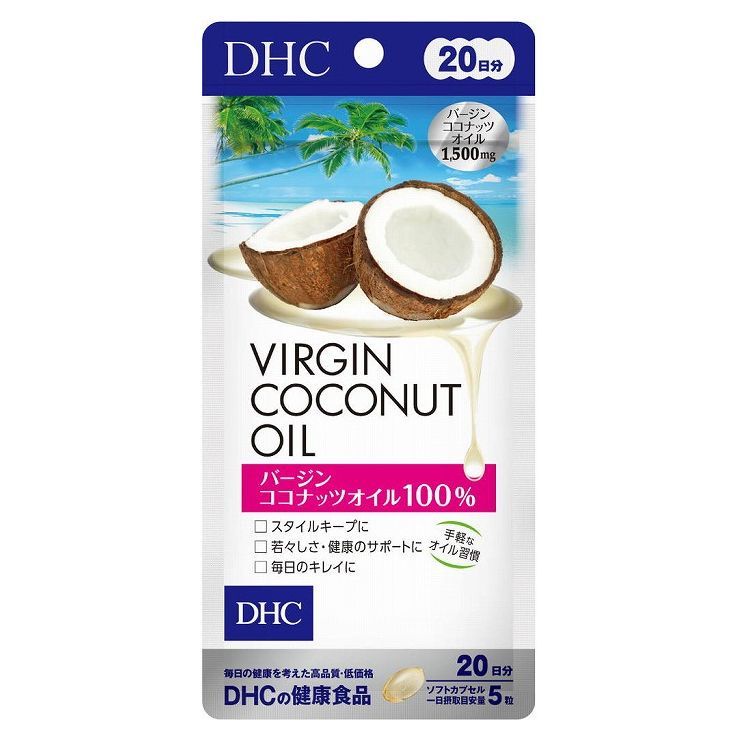 [EXP2024/07]DHC virgin coconut oil 20วัน สารสกัดจาากน้ำมันมะพร้าว