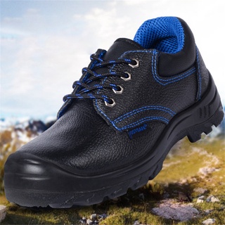 เช็ครีวิวสินค้ารองเท้าป้องกันแรงงานรองเท้าเหล็กรองเท้าทำงานผู้ชาย