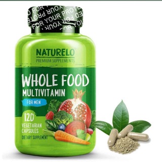 💥สินค้าUSA🇺🇸 NATURELO Whole Food Multivitamin สำหรับผู้ชาย - 120 แคปซูล