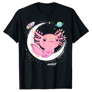 Space Axolotl Kawaii Shirt Pastel Goth | Japan Anime Comic T-Shirt Harajuku Shirts for Women Graphic T Shirts