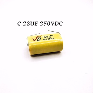 CAPACITOR 22UF 250VDC 5% ราคาตัวละ 120บาท  👉👉 สินค้าพร้อมส่ง