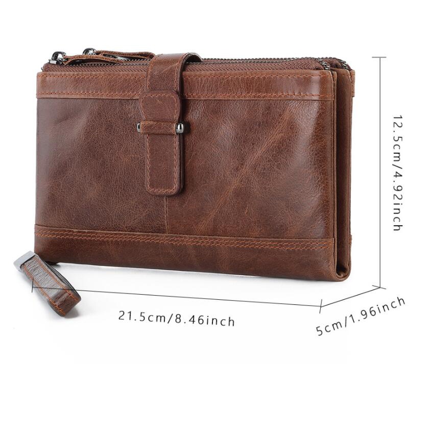 long-wallets-for-men-cowhide-leather-phone-bag