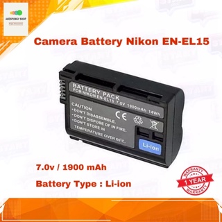แบตเตอรี่กล้อง NIKON รหัสแบต EN-EL15 / ENEL15 1900mAh Nikon D7000 / D7100 / D7200 / D750 / D500 D600 D610 รับประกัน 1 ปี