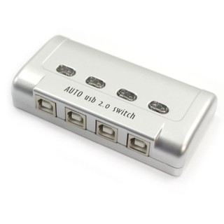 USB 2.0 Printer Auto Switcher 4 Port