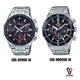 ภาพขนาดย่อของภาพหน้าปกสินค้าEDIFICE Solar Chronograph รุ่นEQS-800CDB // EQS-920DB จากร้าน korakrin บน Shopee