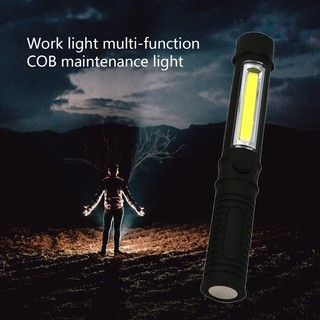 🏃CKST🏃  ไฟฉายคุณภาพสูง Flashlight  ไฟฉายความสว่างสูง  ไฟฉายแม่เหล็ก อเนกประสงค์ COB LED   Portablel maintenance flashlight LED