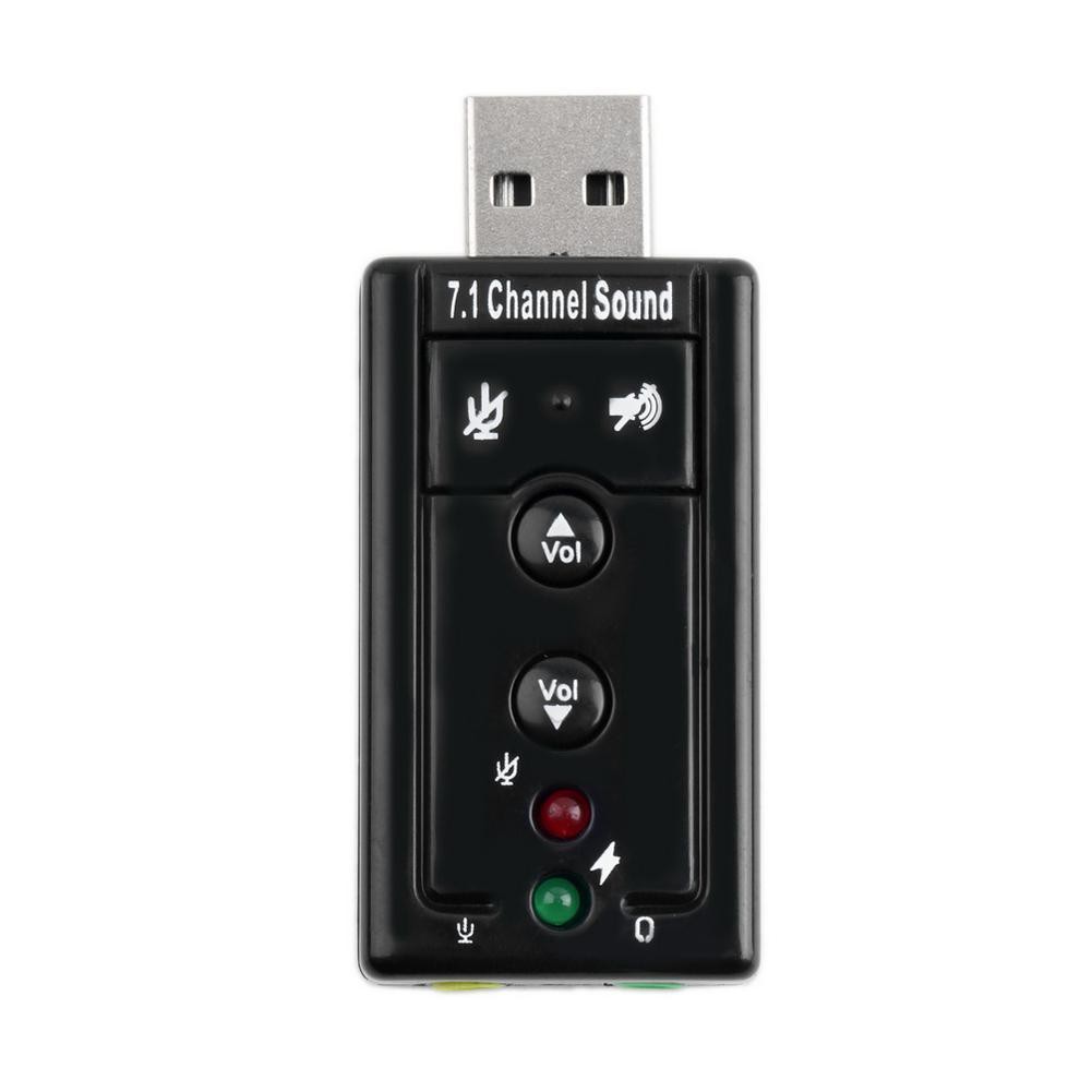 ภาพหน้าปกสินค้าUSB 2.0 3D Virtual 12Mbps External 7.1 Channel Audio Sound Card Adapter จากร้าน fmol. บน Shopee