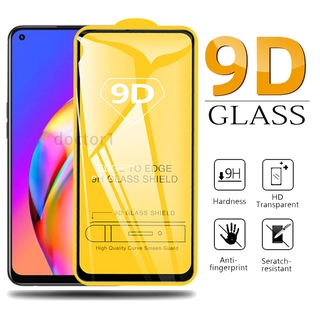 9D ฟิล์มกระจก เต็มจอ OPPO A78 A17K A96 A77 A77s A76 A95 A94 A74 A57 A17 A16 A12 A15 A92 A52 A53 A15s F11 Pro A5 A9 2020 A7 F7 F9 A31 A5s 5G 4G 2023