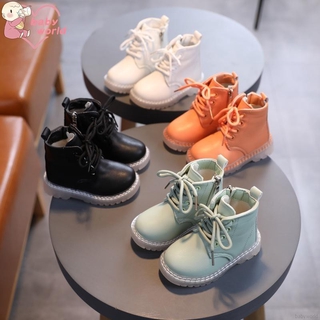 Babyworld รองเท้าบู้ทส์แฟชั่นสําหรับเด็กผู้ชายผู้หญิงกันลื่น