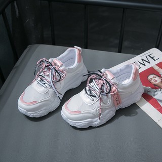 ภาพขนาดย่อของภาพหน้าปกสินค้าCOOL SHOES (มาใหม่ AR-15) รองเท้าผ้าใบผู้หญิง เสริมส้น 5 ซม.รองเท้าผ้าใบระบายอากาศ จากร้าน eccoshoes บน Shopee ภาพที่ 5