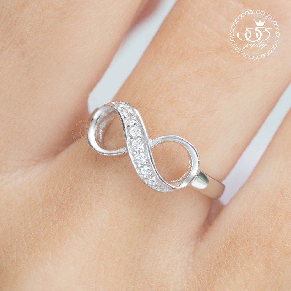 555jewelry-แหวนเงินแท้-silver-925-infinity-ring-ประดับเพชรสวิส-รุ่น-md-slr038-slr-b1