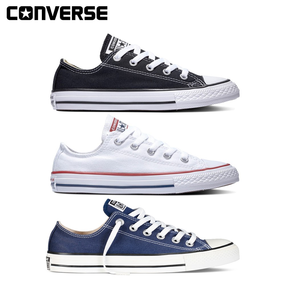 ภาพหน้าปกสินค้ารองเท้า Converse All Star OX รองเท้าผ้าใบคอนเวิร์ส Canvas shoes สี White, Navy ,Black พร้อมส่ง