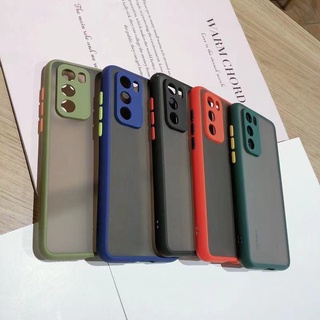 [ส่งจากประเทศไทย] ขอบสีผิวด้าน Case OPPO A16  เคสกันกระแทก ขอบนิ่มหลังแข็ง เคสมือถือ สามารถป้องกันกล้อง