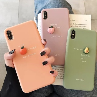 เคสไอโฟน เคส iPhone ซิลิโคนนุ่ม เคสลูกกวาด เคสผลไม้ apple iphone 11promax iphone11 iphone11pro เคสซิริโคน เคสน่ารัก