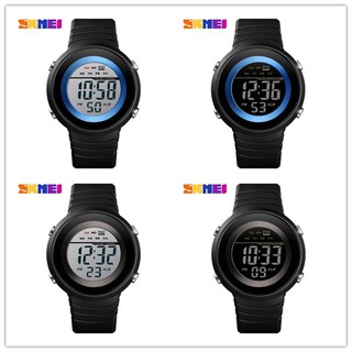 [ในสต็อก]SKMEI 1497 แฟชั่นกีฬานาฬิกาผู้ชาย LED นาฬิกาอิเล็กทรอนิกส์รายสัปดาห์แสดงนาฬิกาปลุก 5Bar กันน้ำกลางแจ้งนาฬิกา