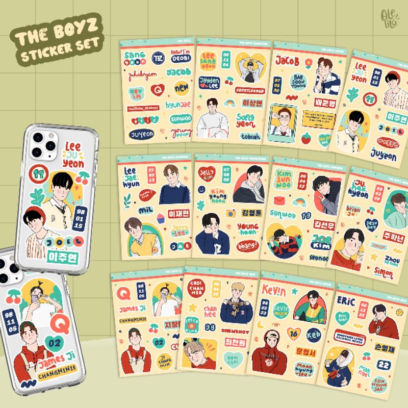 ชุดสติกเกอร์-the-boyz