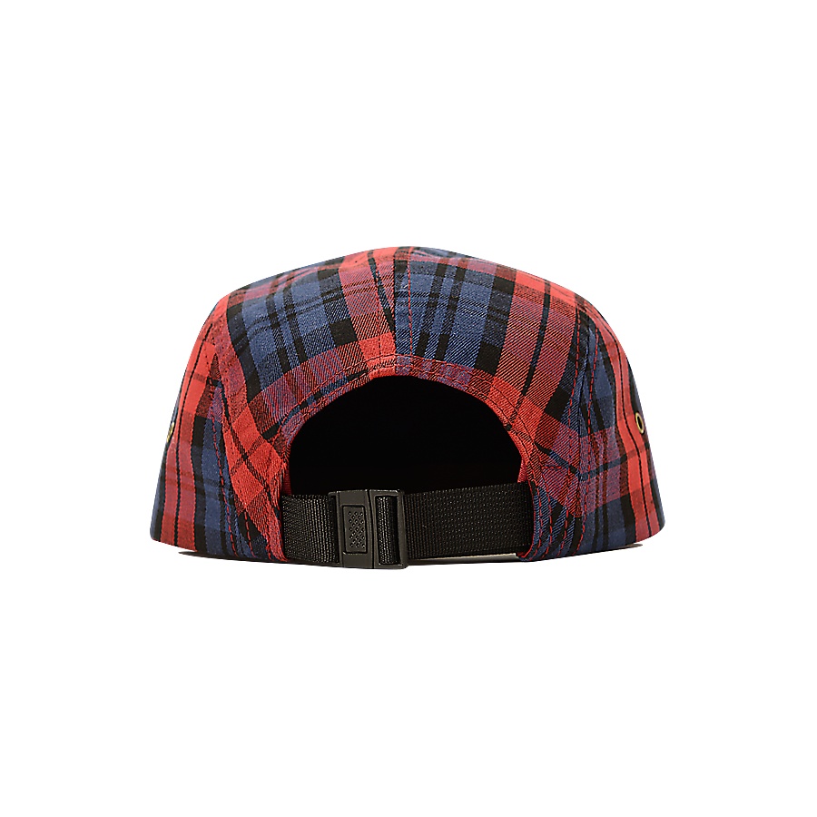 obey-หมวกรุ่น-tartan-5-panel-สี-red