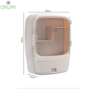 ภาพขนาดย่อของภาพหน้าปกสินค้าOKUMI_SHOP กล่องเก็บเครื่องสำอาง แบบติดผนัง (K-409) จากร้าน okumi_shop บน Shopee ภาพที่ 7