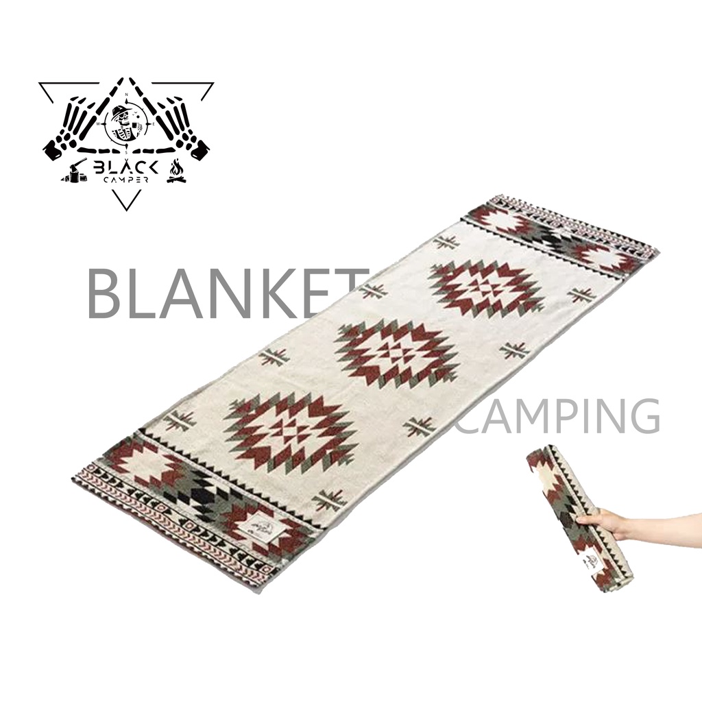 blanket-boho-ผ้าคลุม-ผ้าปูโต๊ะ-ตกแต่งแค้มปิ้ง-ลายโบฮีเมียน-ขนาดพกพา-outdoor-camping