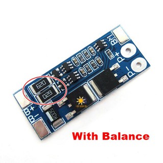 w/Balance 2S 8A 7.4V 8.4V 3.7V BMS Protection PCB Board18650 Lithium Li-ion LiPo Battery  ลิเธียม วงจรป้องกันแบตเตอรี่