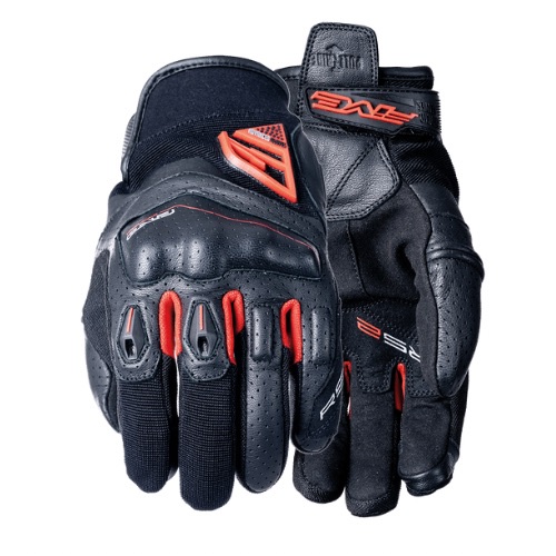 five-advanced-gloves-rs2-evo-black-red-ถุงมือขี่รถมอเตอร์ไซค์