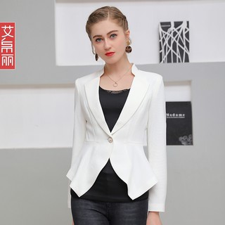Small suit female jacket 2021 new spring and autumn Korean fashion style casual ladies short early women clothes