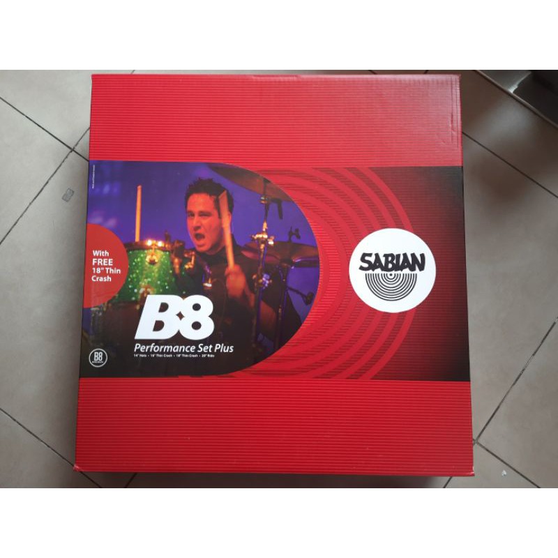 sabian-รุ่น-b-8-ฉาบสำหรับกลองชุดครบเช็ต-ราคาประหยัด