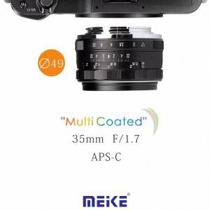 ภาพหน้าปกสินค้าLens MEIKE 35mm F1.7 Manual Focus for Sony , Fuji ,Canon , M4/3 รับประกัน 1 ปี จากร้าน best2home บน Shopee