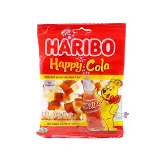 Haribo Happy cola 80 - 160g ฮาริโบ รสโค้ก โคล่า