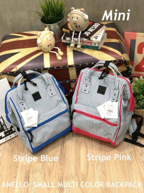 ราคาพิเศษส่งท้ายปีเก่าต้อนรับปีใหม่-anello-small-multi-color-mini-amp-classic-backpack-os-n045-n046