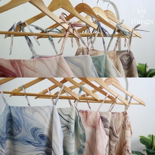 [ALOTs] พร้อมส่ง ⭐️ | Cami Top Italian Silk | เสื้อสายเดี่ยว สายเดี่ยวผูกไหล่ เสื้อผูกไหล่ ผ้าไหมอิตาลี