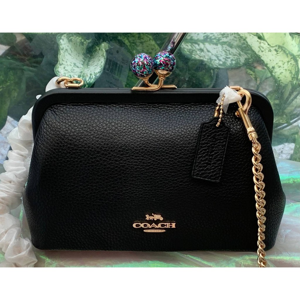 coach-แท้-coach-nora-kisslock-crossbody-coach-c1451-im-black