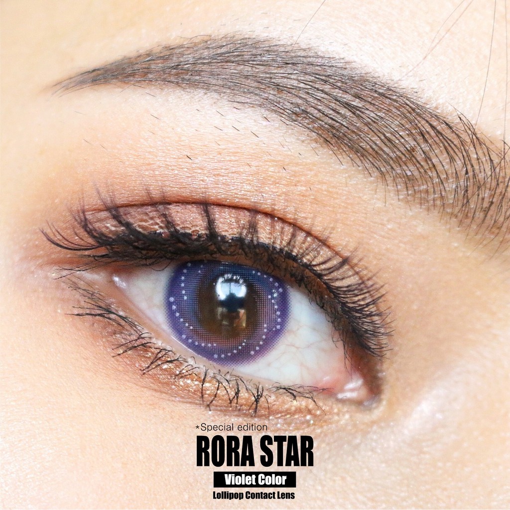 ภาพสินค้ารุ่น LIMITED : RORASTAR VIOLET คอนแทคเลนส์ สายตา 0.00 ถึง -5.00 จากร้าน tiphawanenjoy_123 บน Shopee ภาพที่ 3