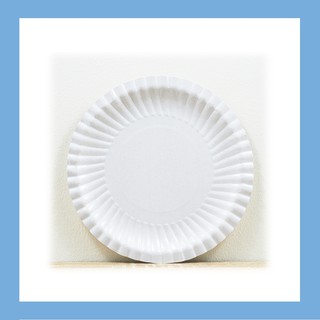 จานกระดาษ 9 นิ้ว สีขาว เคลือบ PE (1,000 ใบ) FP0012/L_INH101