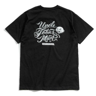 เสื้อยืดโอเวอร์ไซส์Mr Cartoon Neighborhood Uncle Toons Mart T shirt vintage mens tops streetwear cool summer black เสื้อ