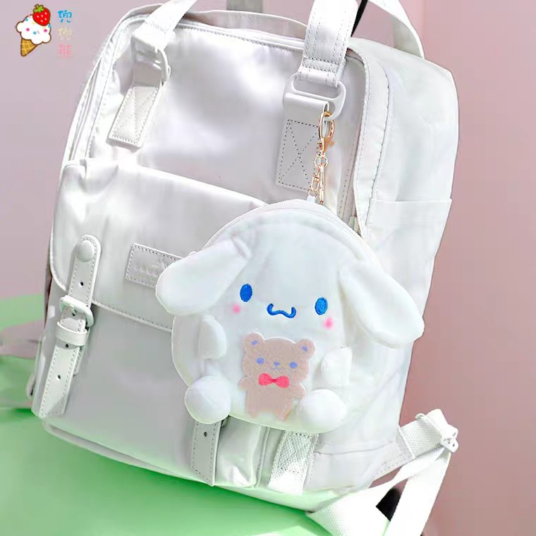 พร้อมส่ง-sanrio-bag-กระเป๋าตุ๊กตา-มีพวงกุญแจห้อย-พวงกุญแจตุ๊กตา